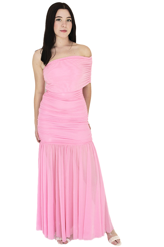 vestido Rosa Pastel S en renta